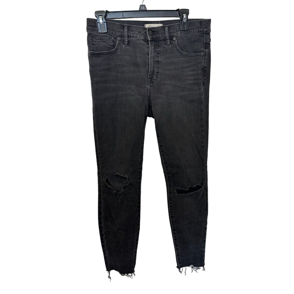 Madewell 29 High Rise Super Skinny Black Jeans - Picture 1 of 5